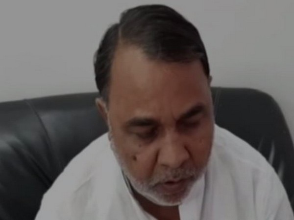 Bihar Minister Brij Kishore Bind talking to ANI in Kaimur 