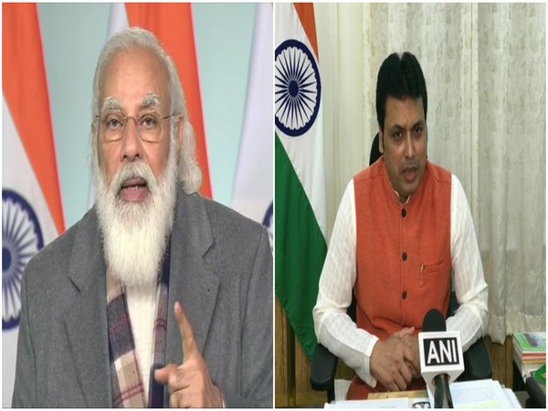Tripura Chief Minister Biplab Kumar Deb on Wednesday met Prime Minister Narendra Modi in New Delhi.
