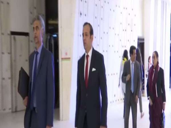 The Indian delegation in Geneva on Monday (Photo/ANI)