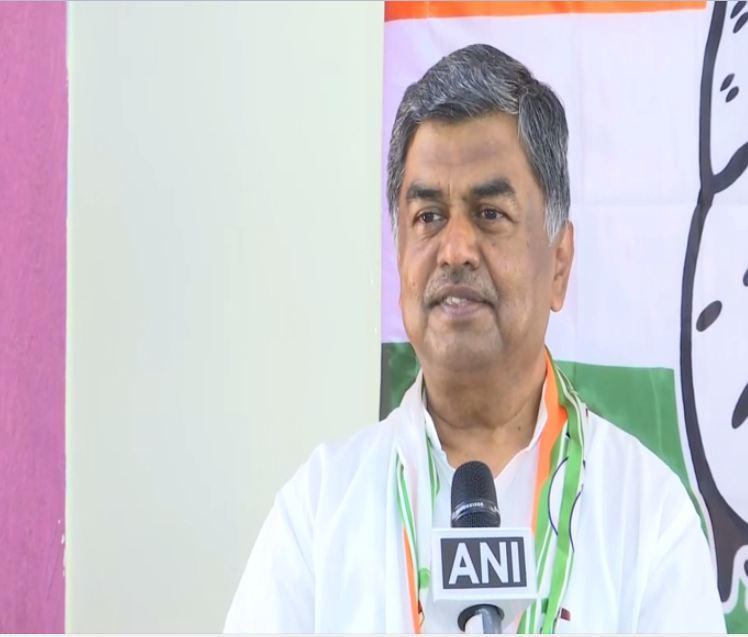 Congress leader BK Hariprasad speaking to ANI