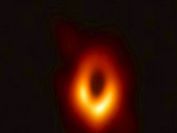 The first image of black hole capture by the EHT team in April