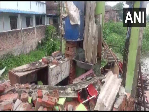 Visual of blast from Bihar's Saran (Photo/ANI)