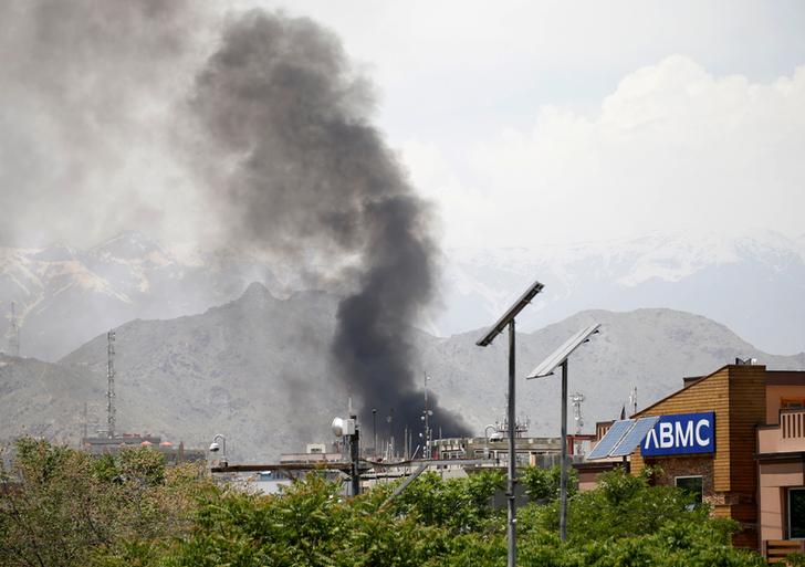 Visuals from the site of Wednesday's attack in Kabul (Photo/ Reuters)