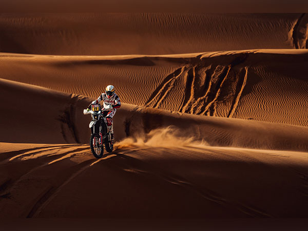 Joaquim Rodrigues in action at Dakar Rally (Image: Hero MotoSports Rally Team)