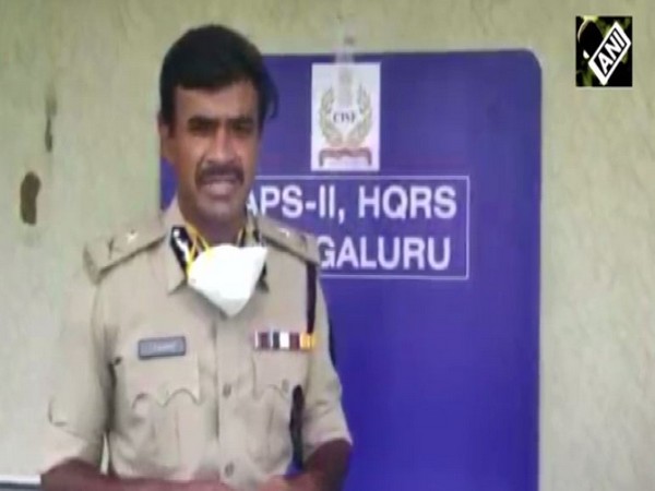 Central Industrial Security Force Inspector General CV Anand [Photo/ANI]