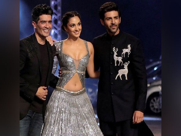 Manish Malhotra, Kiara Advani, Kartik Aaryan (Image Source)