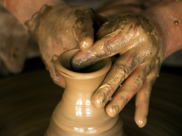 Pottery business has come under threat as potters face shortage of clay. PhotoANI