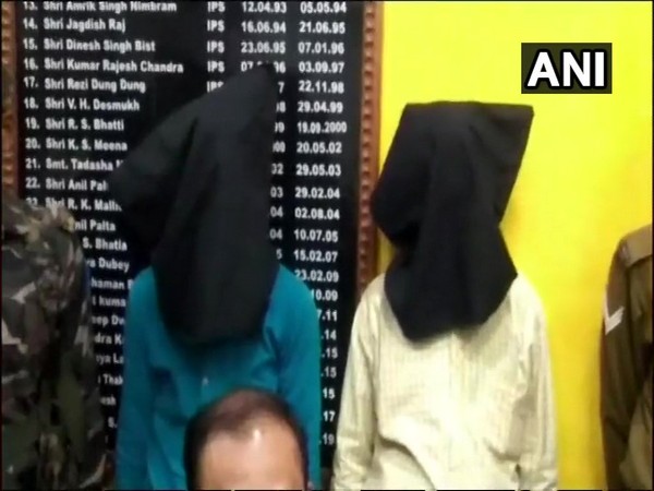 Two persons whom police arrested in Bokaro district in Jharkhand on Saturday. Photo/ANI     