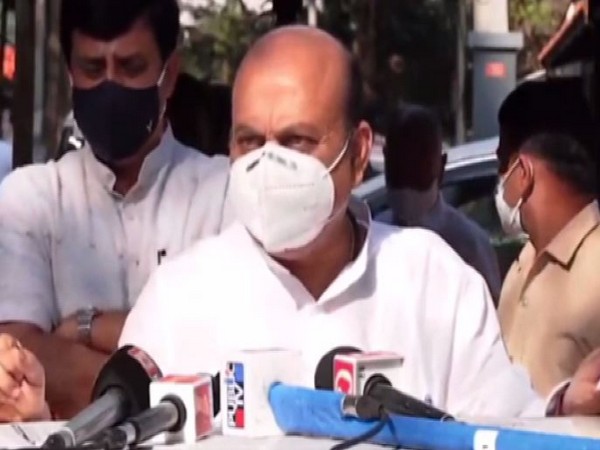 Chief Minister Basavaraj Bommai while speaking to media persons at his residence in Bengaluru. (ANI/photo)