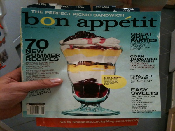 A file picture of Bon Appetit magazine