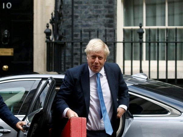 British PM Boris Johnson arriving at 10 Downing Street on Wednesday after attending UNGA session in New York.