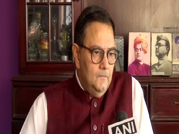 BJP's West Bengal vice president Chandra Kumar Bose speaking to ANI in Kolkata on Tuesday. 