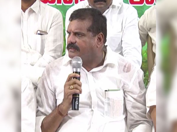 Andhra Pradesh Minister Botsa Satyanarayana addressing press conference here in Vizag on Tuesday 
