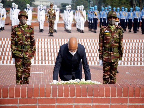 President Ram Nath Kovind paid tributes at Bangladesh's National Martyrs' Memorial