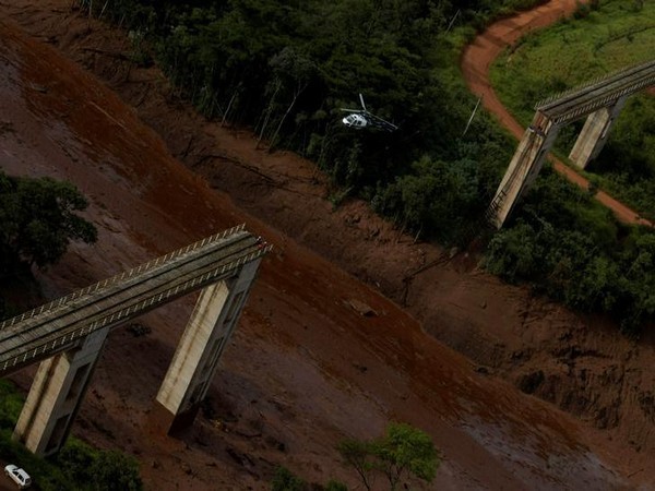 Visuals from the Brumadinho dam collapse, which occurred in January 2019 (file photo)