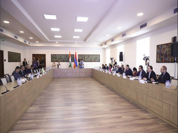 8th India-Armenia Inter Gov Commission in Yerevan (Image Credit: Sanjay Verma Twitter )