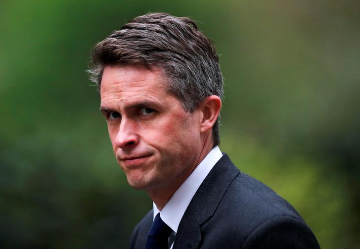 British Defense Secretary Gavin Williamson. (Photo: Reuters)