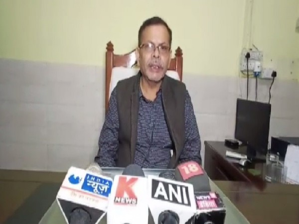 Basic Shiksha Adhikari, Pradeep Kumar Pandey speaking to media in Unnao, Uttar Pradesh.