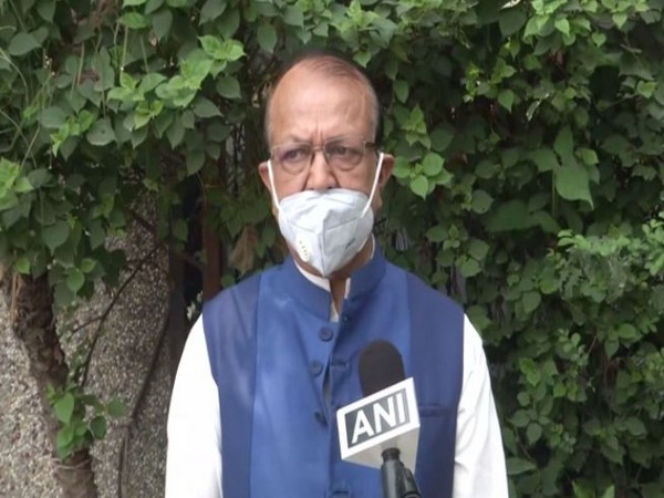 BSP Spokesperson Sudhindra Bhadoriya speaking to ANI on Friday (Photo/ANI)