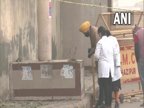 Visual of security officials at Gazipur (Photo/ANI)