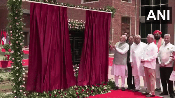 PM Modi inaugurates new campus of Nalanda Mahavihara. (Photo/ANI)