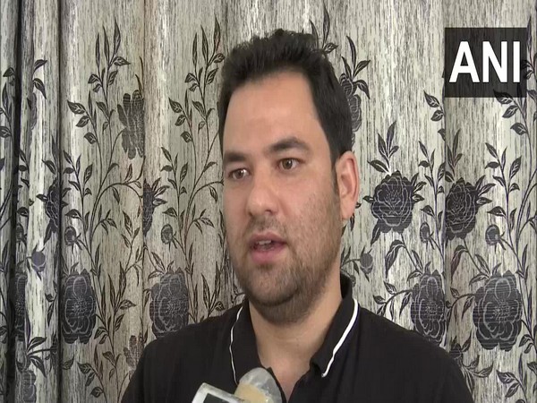 Tipu Sultan Wani speaking to ANI in Budgam