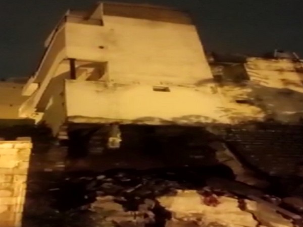 Visuals of building with collapsed foundation (File Photo)