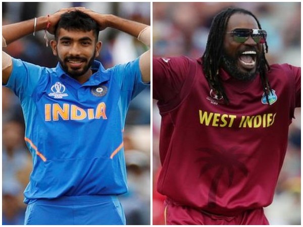 Jasprit Bumrah and Chris Gayle