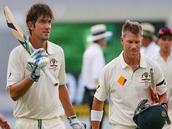 Australian batsmen David Warner and Joe Burns