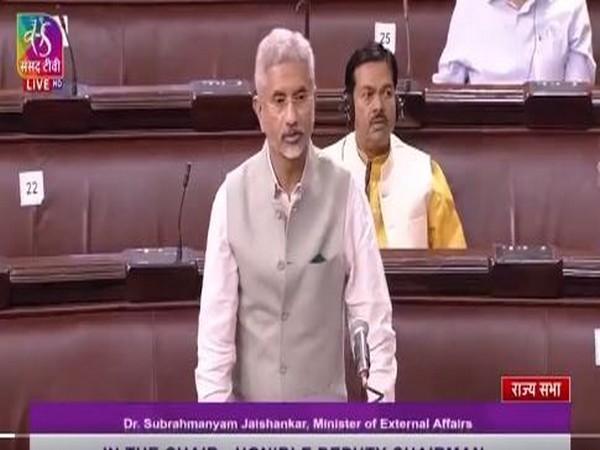 External Affairs Minister S Jaishankar in Rajya Sabha