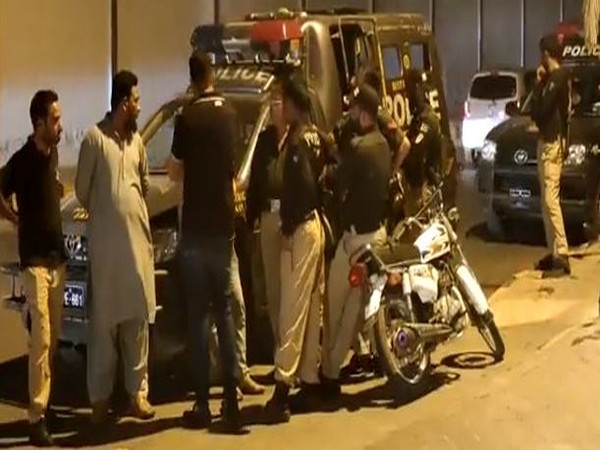 Heavy police deployment outside the residence of PTI member accused of terrorism, attempted murder (Twitter: PTI)