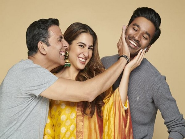 Akshay Kumar, Sara Ali Khan, Dhanush (Image source: Twitter)