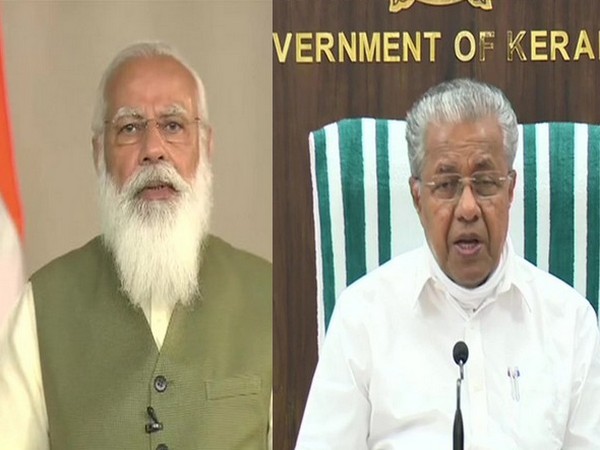 Prime Minister Narendra Modi (left) Kerala Chief Minister Pinarayi Vijayan. (Photo/ANI)