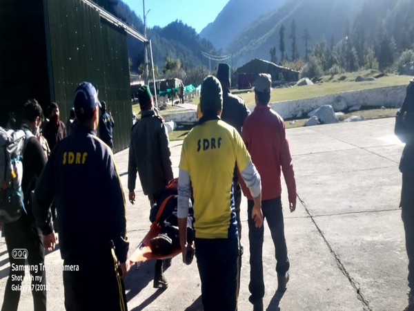 Rescue operation by SDRF personnel. (Photo/ANI)