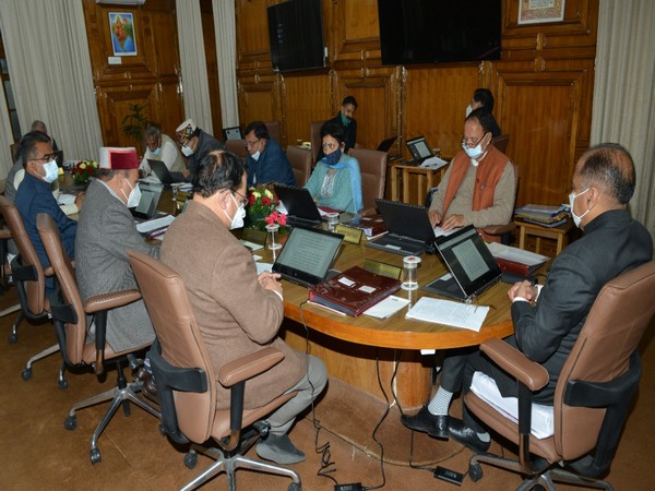 Visual from the Cabinet meeting. Photo/ANI