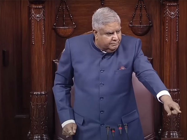 Chairman Jagdeep Dhankar in Rajya Sabha (Photo/Sansad TV)