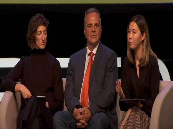 Glacier Kwong, a political activist from Hong Kong, speaking at Oslo Freedom Forum (OFF) on Monday.