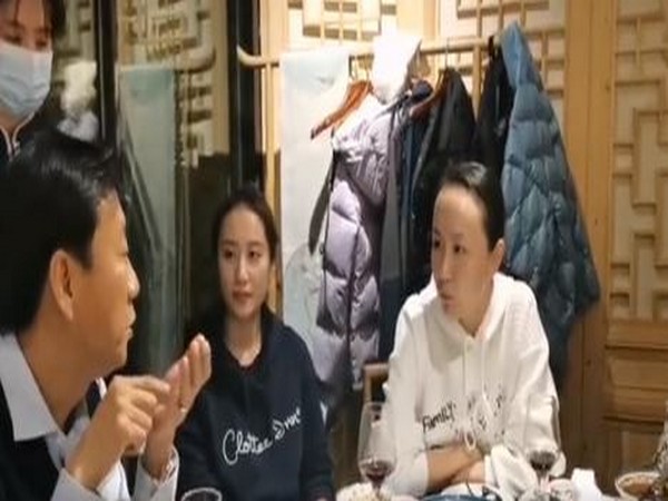  Video grab of Chinese tennis star Peng Shuai (Photo Credit:  Hu Xijin Twitter)