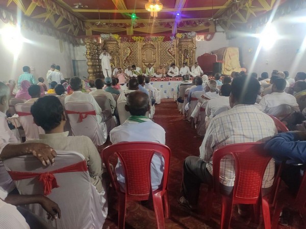 Mass resignation meeting of JDU (Photo/ANI)
