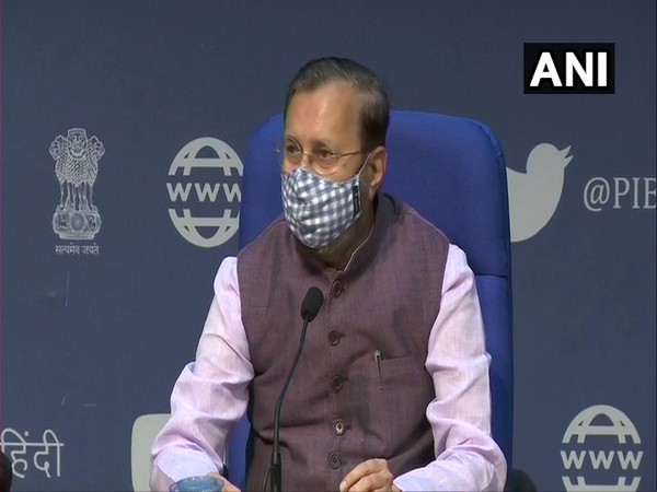 Union Minister Prakash Javadekar during cabinet briefing in New Delhi on Wednesday. (Photo/ANI)