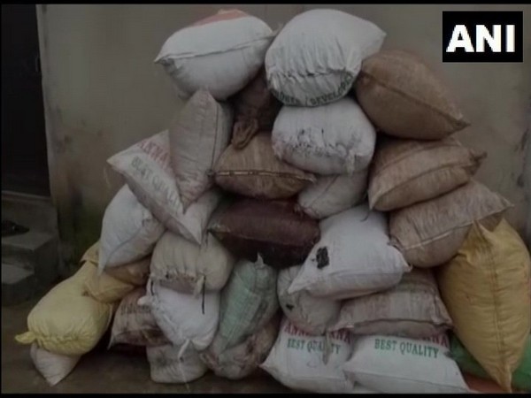 Visual of seized cannabis in Visakhapatnam.