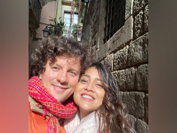 Shriya Saran with Andrei Koscheev (Image source: Instagram