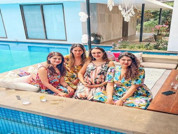 Anshula Kapoor from baby shower (Image source: Instagram)