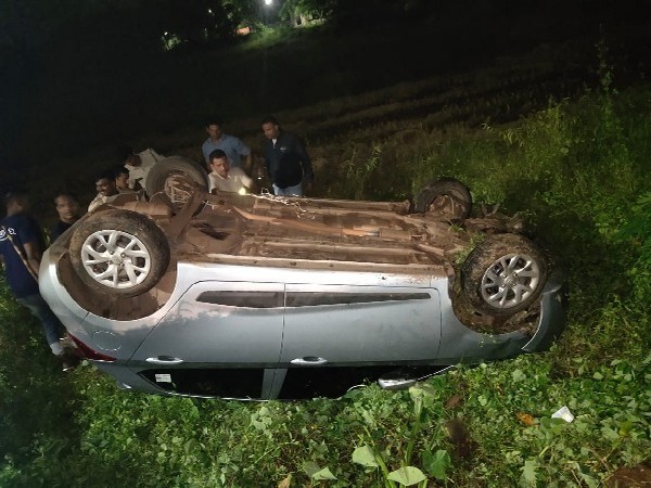 Car belonging to accused in Calangute, Goa. Photo/ANI