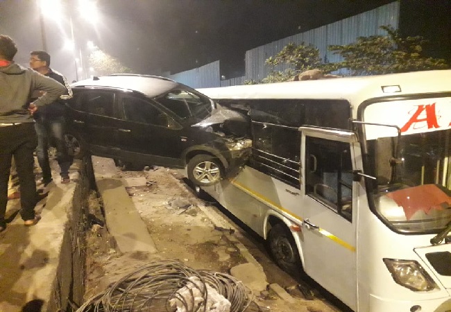 A visual from the spot of the accident in Mumbai. 