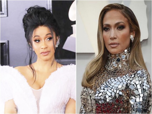 Cardi B and Jennifer Lopez 
