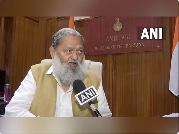 Haryana Home Minister Anil Vij (File Photo/ANI)