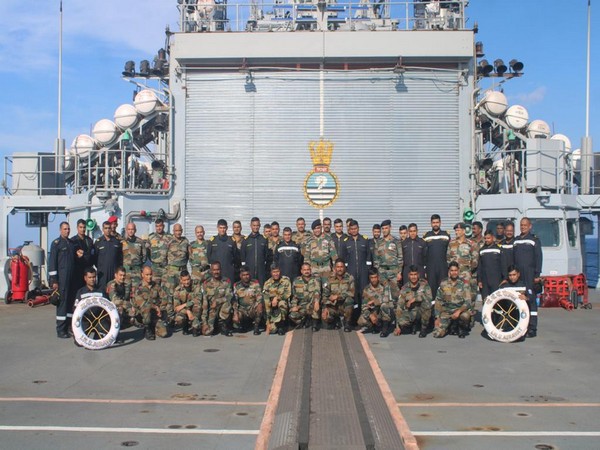 The exercise involves assets of Army, Navy, Air Force and Cost Guard.
