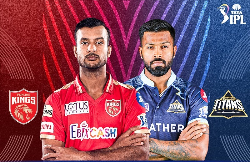 GT win toss and opt to field against PBKS (Photo/IPL-Twitter)