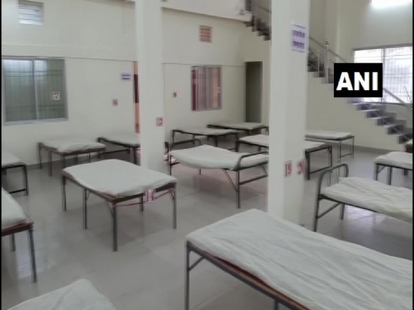 The press club members have arranged 30 beds for patients who are asymptomatic but need medical assistance. (Photo/ANI)